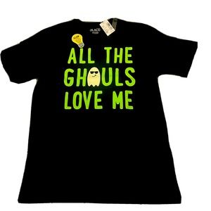 NWT The Children’s Place Halloween All The Ghouls Love Me Boys Shirt Sz L(10/12)